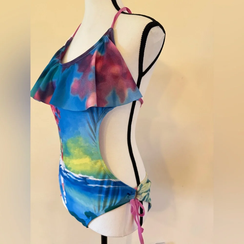 Disney Mulan Size Large Bathing Suit - Picture 3 of 5